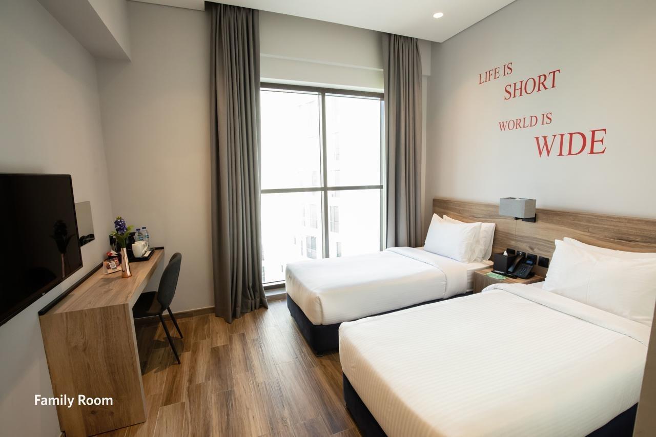 Kingsgate Al Jaddaf Hotel By Millennium Dubai Esterno foto